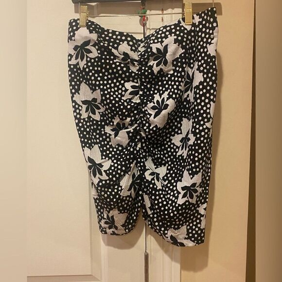 Porridge Ruched Knit Mini Skirt - Picture 6 of 8